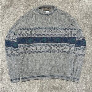 Vintage Knit Patterned PDX Sweater